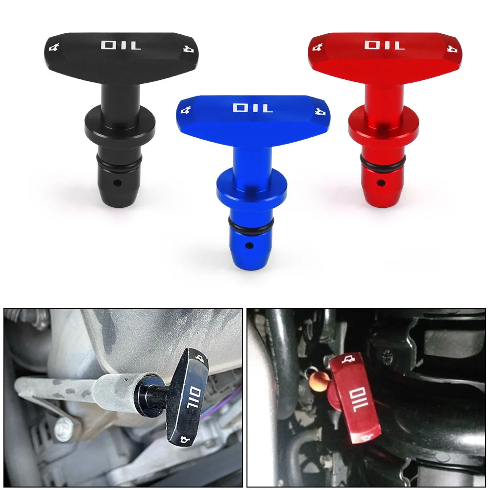 Auto Oil Dipstick Pull Handle Olio Motore Pullhandle Alluminio Billet Auto Per Kia Ceed Rio K3 K5 Forte Sorento Sportage R Xceed
