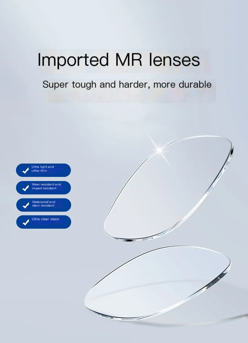 Herren Sonnenbrille mit-0,50-1,00-1,50-2,00-Myopie-Gläsern randlose Diamant-Anti-UV-Sonnenbrille Farbverlauf grau g15 farbige Gläser – Detail 7