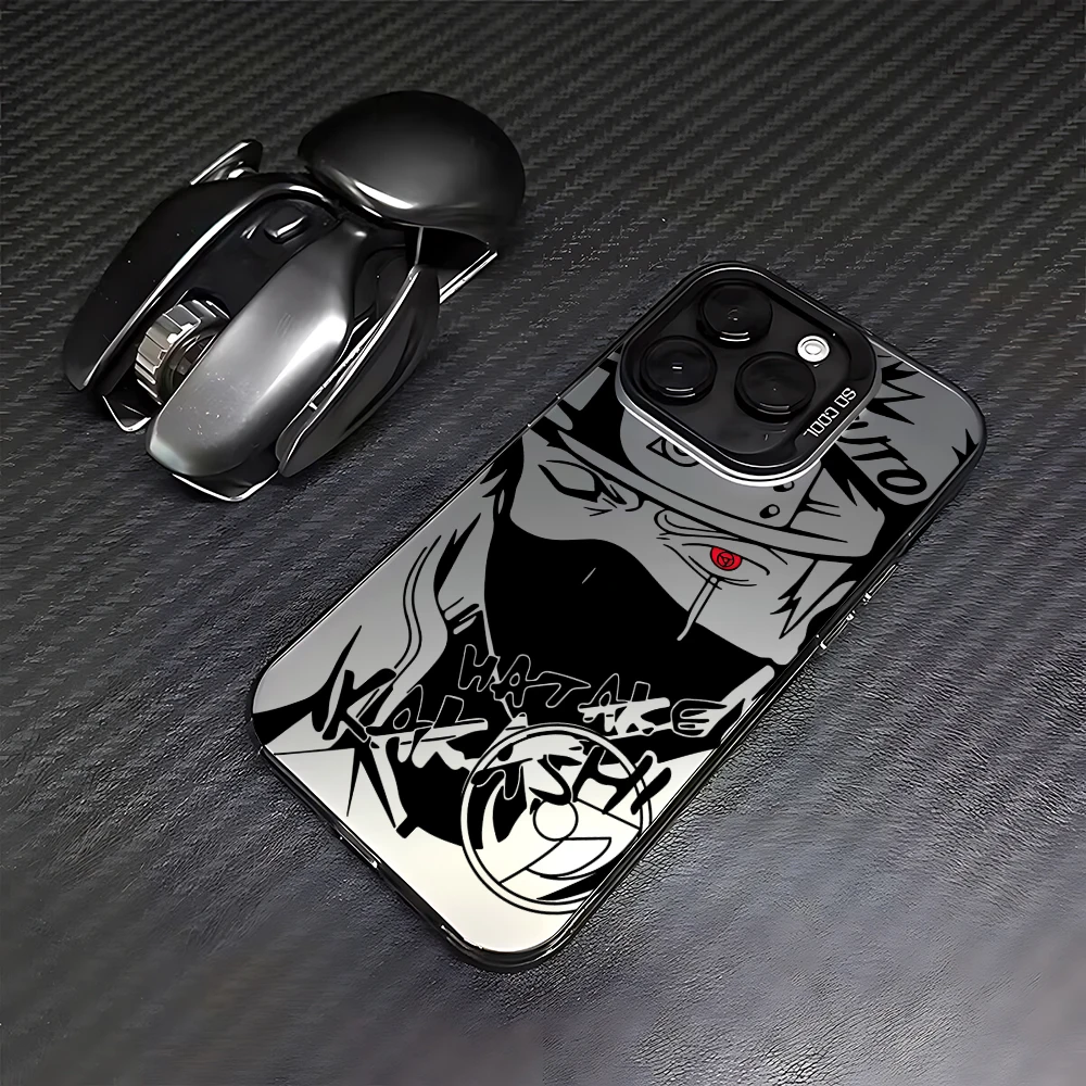 thumbnail image 1 of Funda de teléfono para iPhone 15 14 13 12 11 Pro Max X XR XSMAX 8 Plus Anime Cool-N-Narutos caramelo mate cubierta trasera a prueba de golpes, 1 of 5