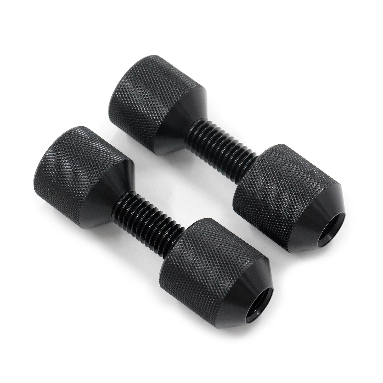 

1-1/8" Two Hole Flange Alignment Pin Set with Anodized Oxide Black Finish