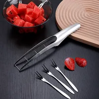 Machine de découpe de pastèque, trancheuse de pastèque d'été, trancheuse multifonctionnelle à main sale pour outils de cuisine de Melon 3