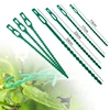 10-100pc Adjustable Plant Ties Flexible Garden Plant Ties Green Multi-Function Sturdy Garden Plant Twist Tie Plastic Garden Ties 3