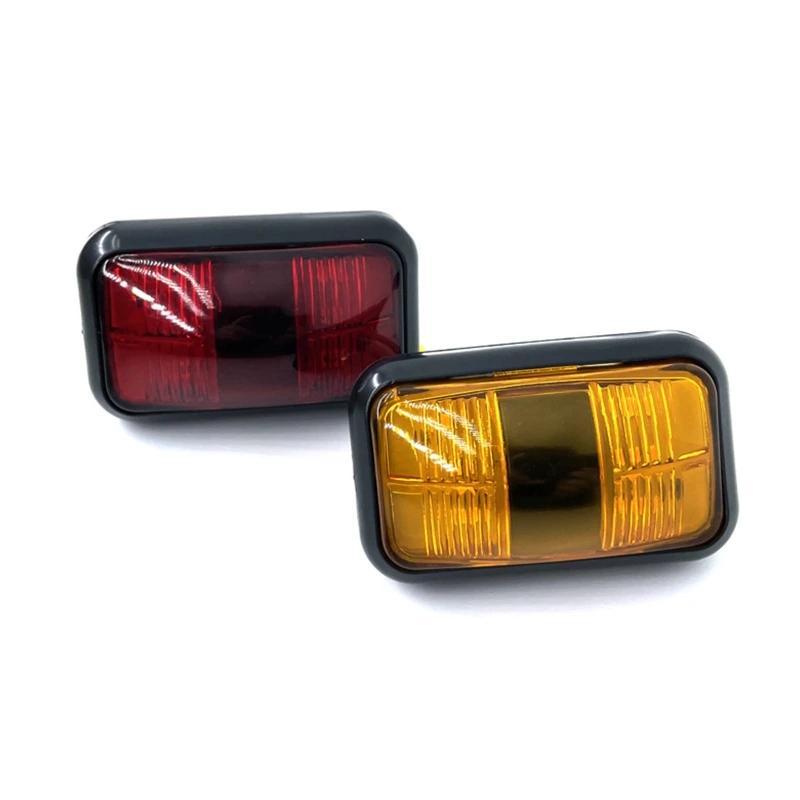 

5Pcs Warning Light LED Trailer Camion Orange 12V 24V LED Side Marker Lights