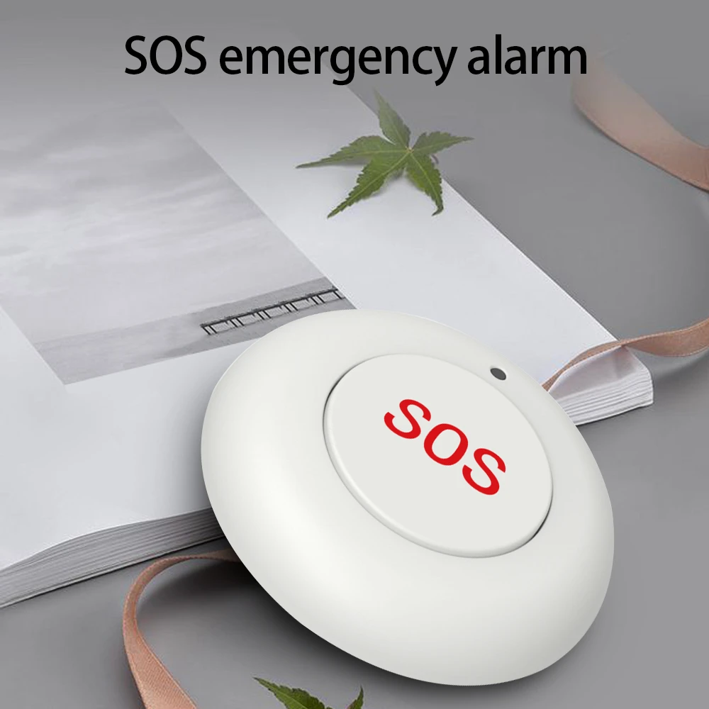 Emergency Alarm Button For Home Security Alarm Systems Smart Wireless SOS Emergency Panic Button For Solar Powered Outdoor Siren