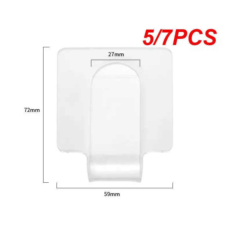 

5/7PCS Solid Foundation Palette Lightweight Mixing Palette Anti-Slip Finger Color Mixing Cream Makeup Palette