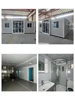 บ้านวิลล่าเคลื่อนที่สำเร็จรูปขนาดเล็กแบบปรับแต่งได้ 2/3 ห้องนอน บ้านคอนเทนเนอร์แบบขยายได้ ราคาขาย 5