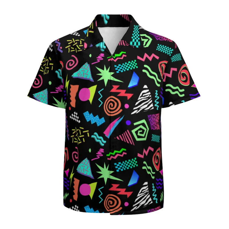 Men's shirt lapel summer short-sleeved new style for work, daily casual, breathable, comfortable, simple and fashionable 3