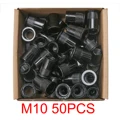 M10 50PCS black zinc