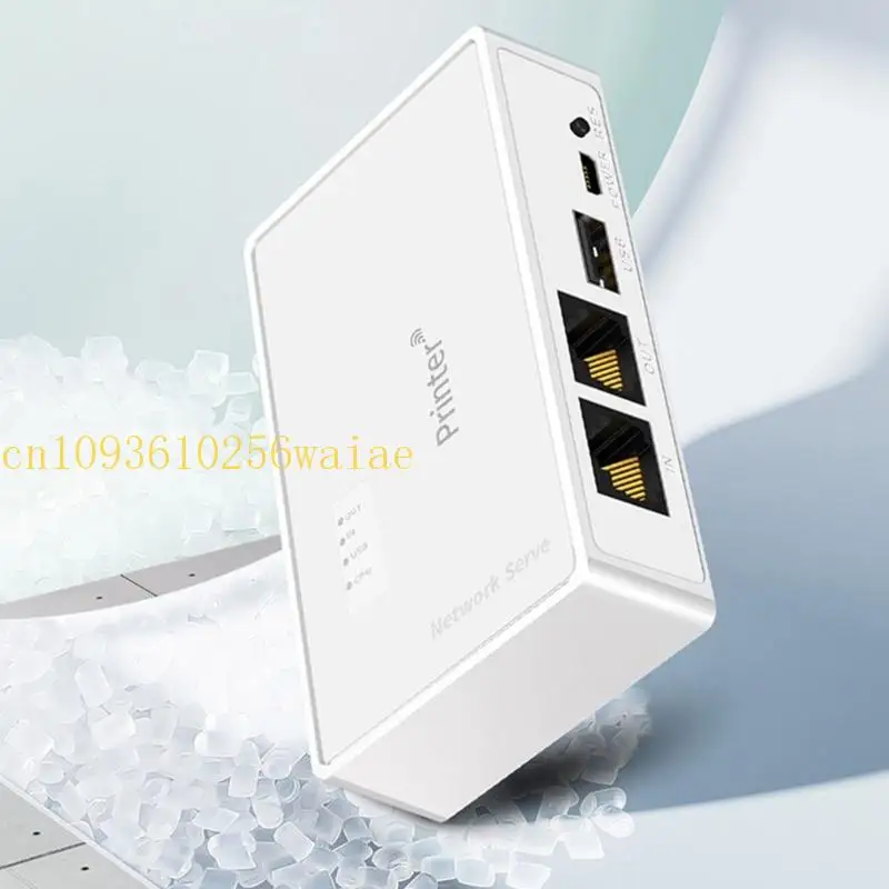Wireless USB Networking Printer Server Sharer Computer Sharing Print Sharing Device RJ45 Printer USB Server 10/100Mbps