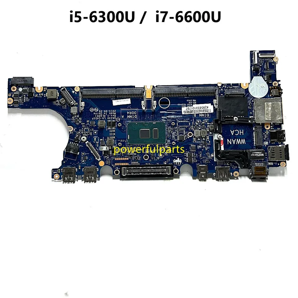 For Dell Latitude 12 7270 E7270 Motherboard i5-6300u i7-6600u Cpu