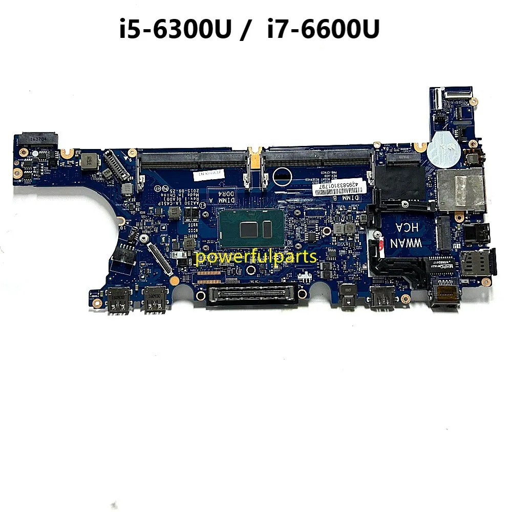 para Dell Latitude 12 7270 E7270 Placa-mãe I56300u I7-6600u Cpu On-board 0t0v7j 0h7y7k Aaz50 La-c451p Funcionando Bem