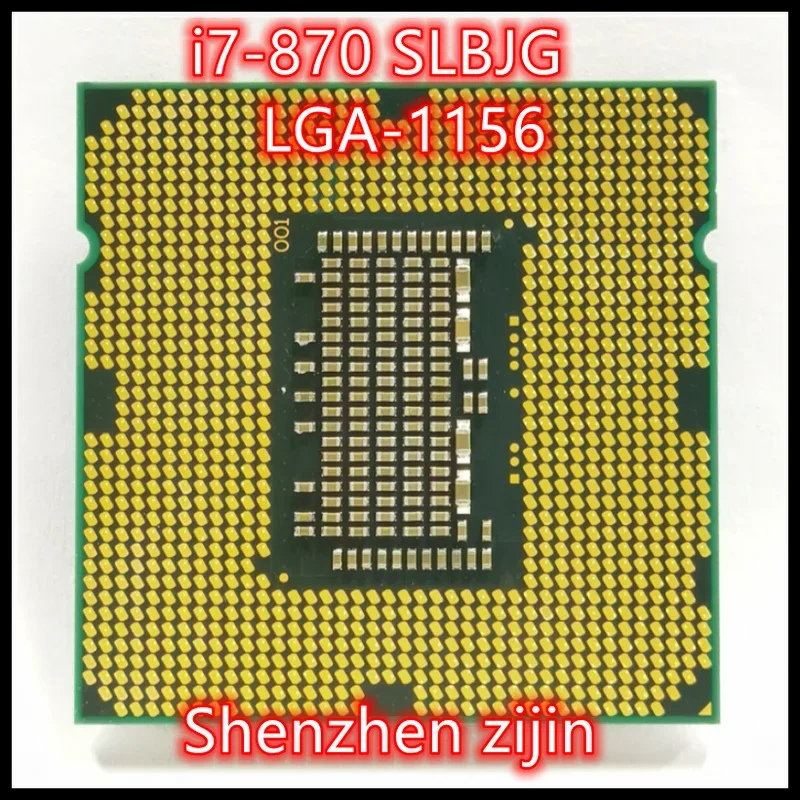 I7-870 Processore 8M 95W Lga 870 Della Cpu Del Quad-Core Di I7 2.9 Slbjg 1156 Ghz