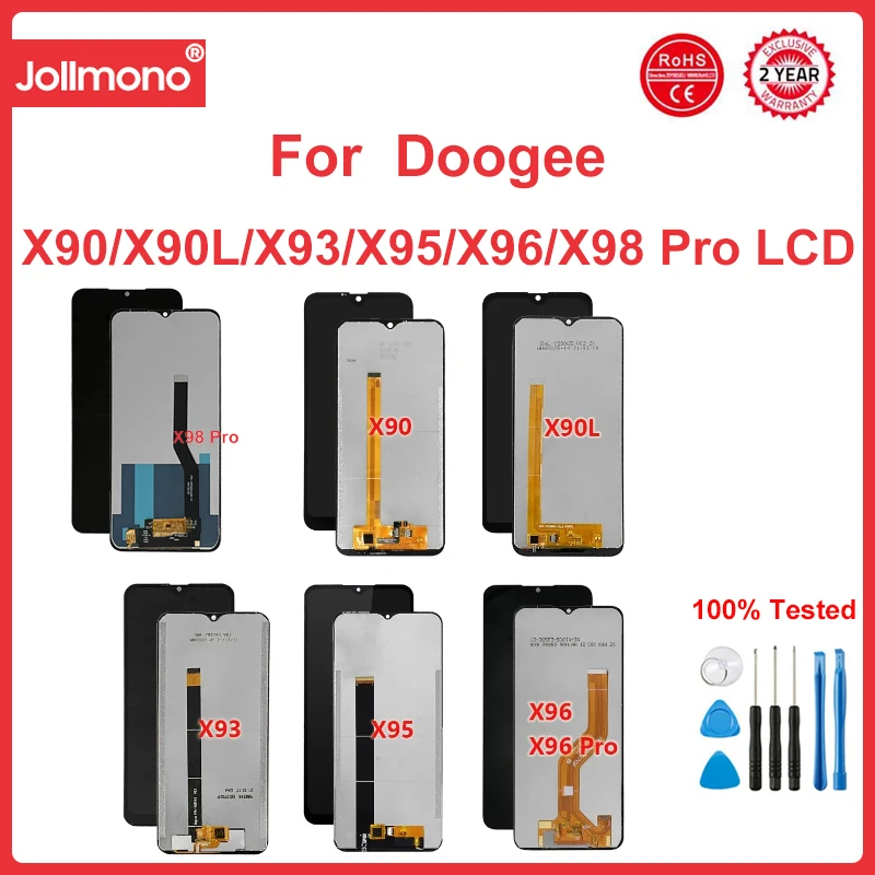 

Для ЖК-дисплея Doogee X98 Pro и фотовспышки Для Doogee X95 X96 Pro X96Pro LCD