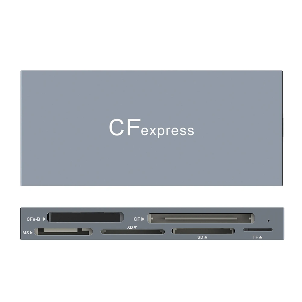 CFexpress 타입 B, CF, XD, MS, SD, TF 멀티 카드 리더 어댑터, 케이블 카드 리더, 메모리 어댑터, 휴대용 CF 익스프레스 리더, 6 in 1