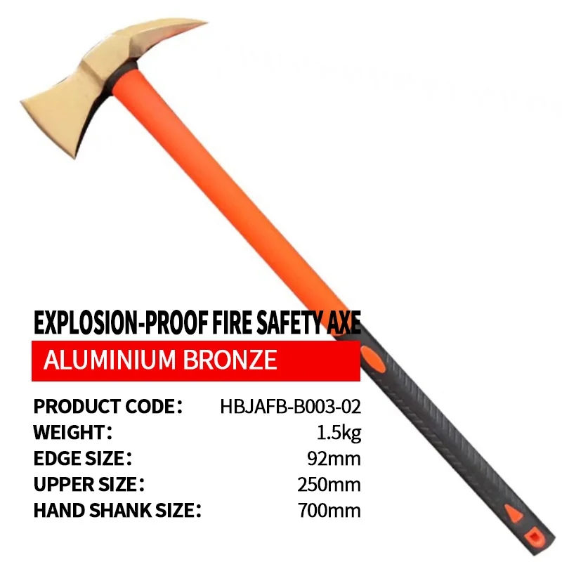 Axe For Fire Fighting Fireman Rescue Aluminum Bronze 2kg Waist Axe Firefighters Safety Hatchet Waist Hand Tool