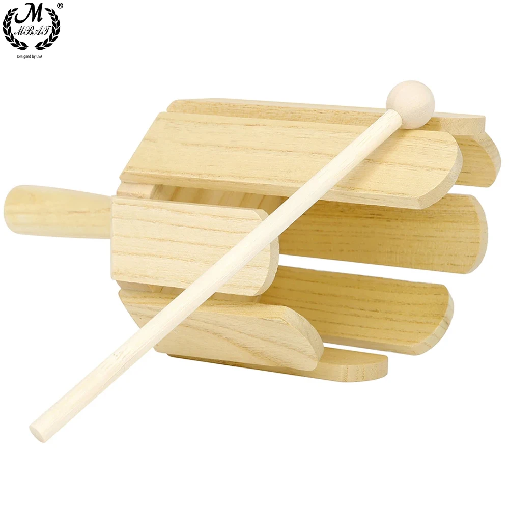 Orff 단단한 나무 조각 옥타브, 눈에 띄는 스틱, 타악기 나무 8 톤 멀티 사운..