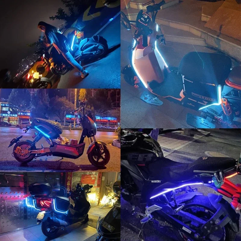 รูปสินค้า ไฟเลี้ยว LED 2 ชิ้น สำหรับรถจักรยานยนต์ ประหยัดพลังงาน กันน้ำ IP67