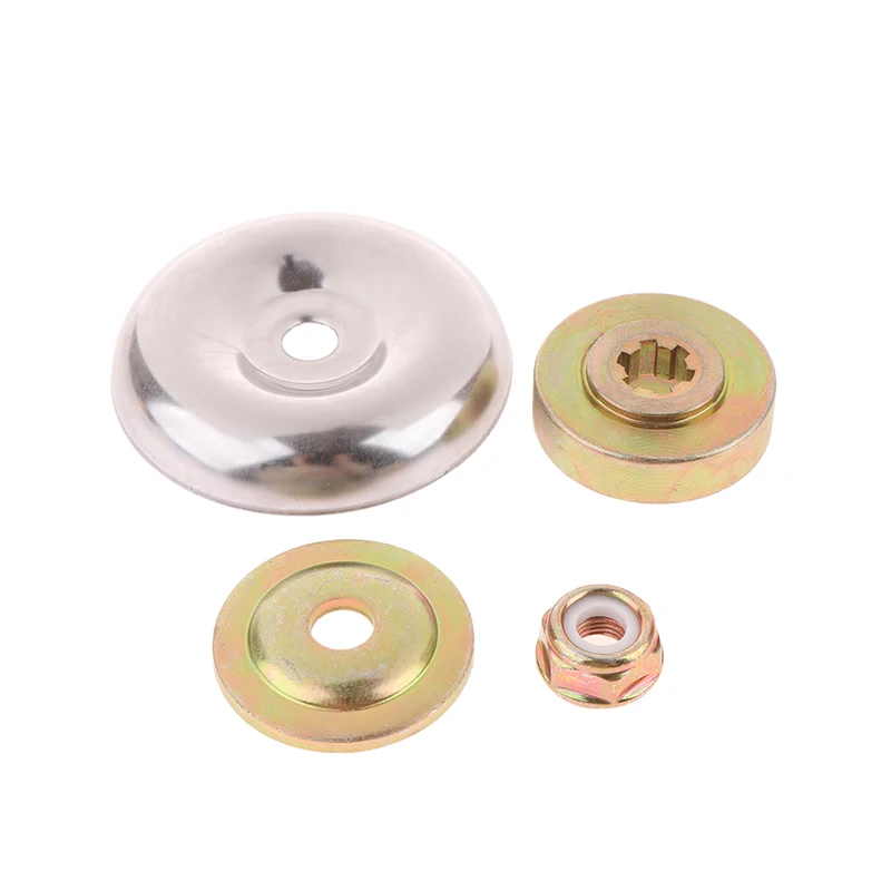 4pcs Universal Brushcutter Working Head Replacement Parts Maintenance Washer Kit Nuts For Home Gasoline Trimmers Brush Cutter