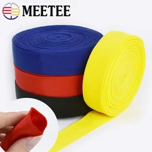 

10Meters Meetee 30mm Colorful Double-layer Polyester Webbing for Handbag Luggage Garment DIY Handmade Tubular Tape Accessories