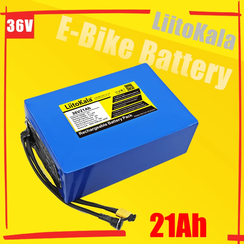 Liitokala 36V 30ah 6ah 10ah 12ah 15ah 20ah 24ah E-Bike Accu Voor Elektrische Fiets Elektrische Scooter