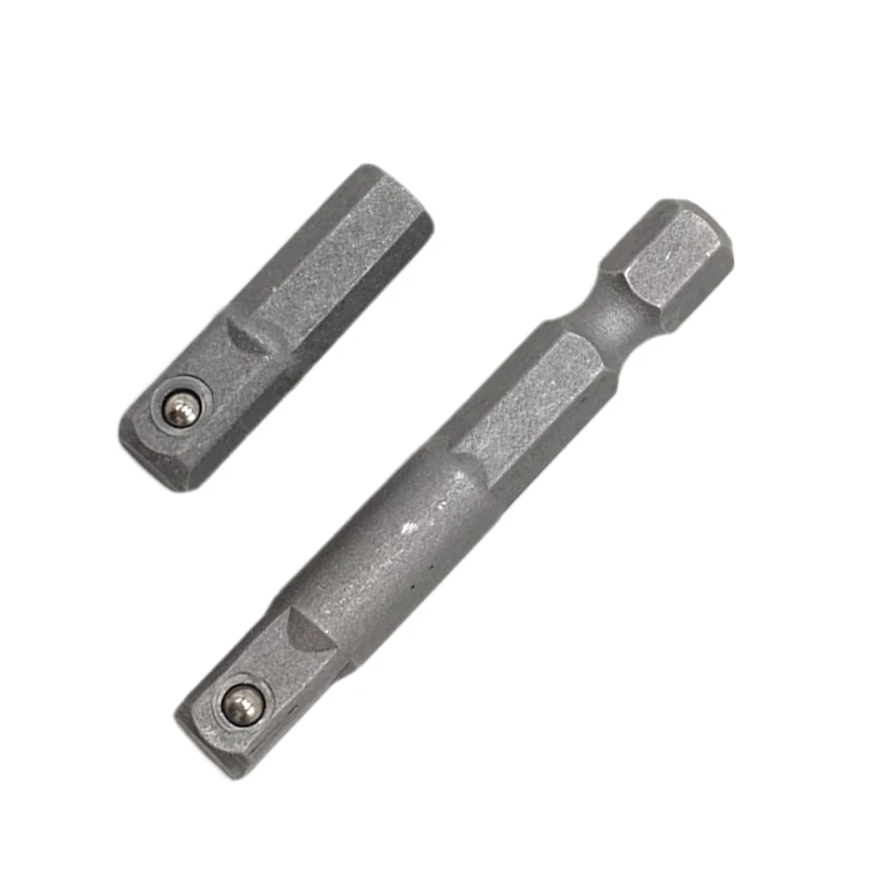 Description Picture 2 of item2pcs Sockets Adapter Converter 1 4 Hex Shanks To 1 4 Socket Adapter Sockets Drill Bit Bar Extension Rods Wrench 25 50mm