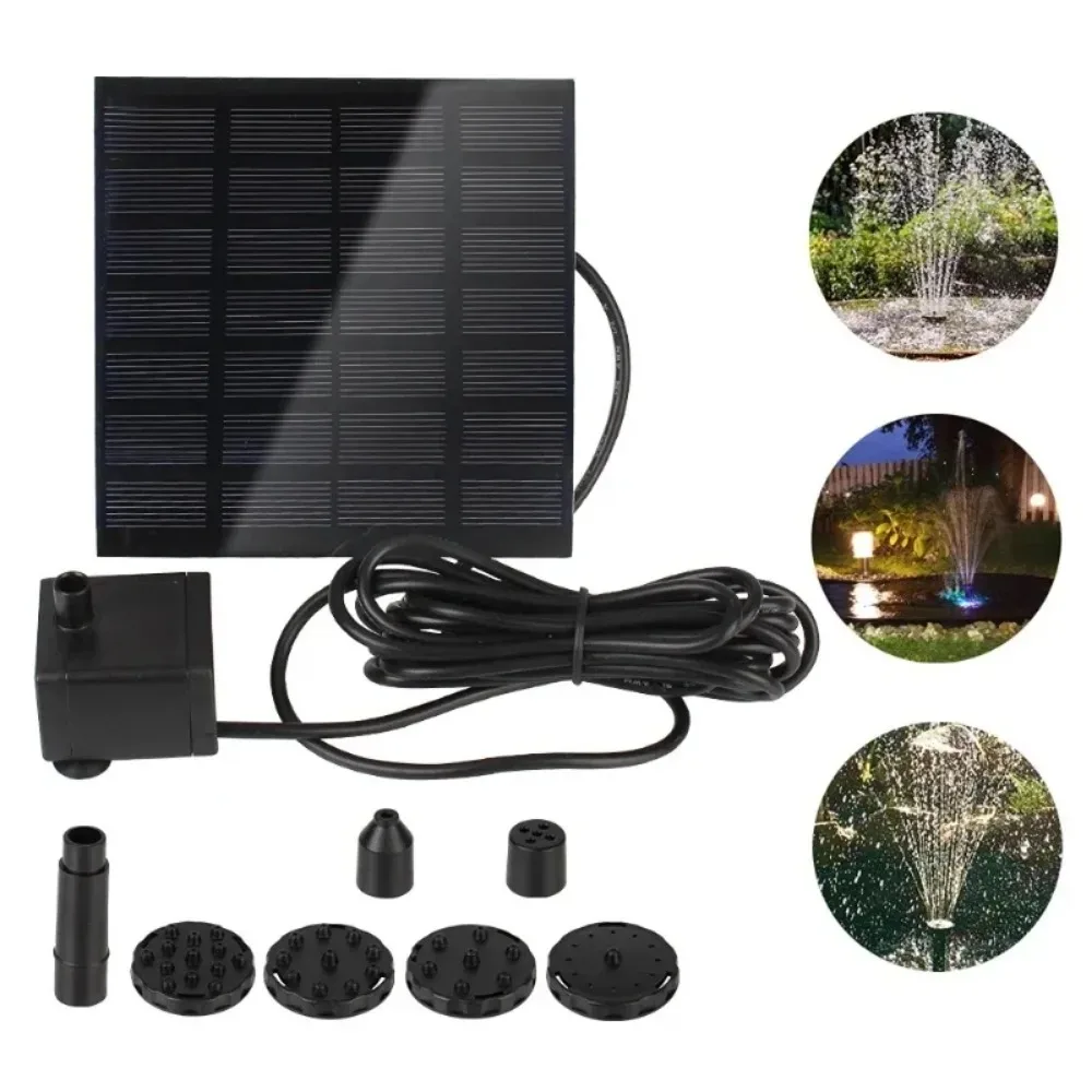 1.4W Split Design Solar Fountain Water Pump Suction Cup Design Stable solar fountain solar fountain pump water fountain garden pond fountain solar water pump