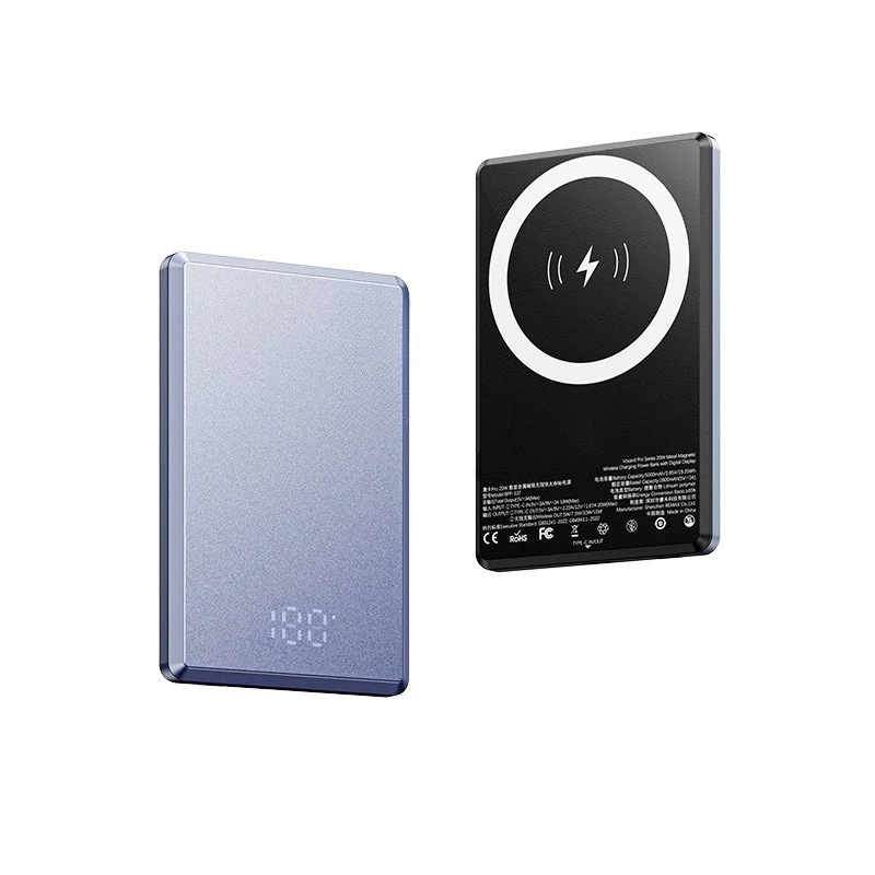 5000mAh 슬림 카드형 프로 초슬림 무선 보조배터리 10000mAh 무선 마그네틱 보조배터리