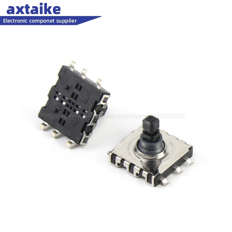

10PCS Multifunctional Five Five Directional Buttons To Switch 10*10*9 Foot Patch 6P SMD 10x10x9MM Self reset Switch