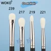 Makeup Eyeshadow Brushes Flat Eye Shadow Shader crease Blending Brushes Goat Hair Eye Shadow Liquid Cream Powder Make Up Tool 2