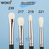 Makeup Eyeshadow Brushes Flat Eye Shadow Shader crease Blending Brushes Goat Hair Eye Shadow Liquid Cream Powder Make Up Tool 2