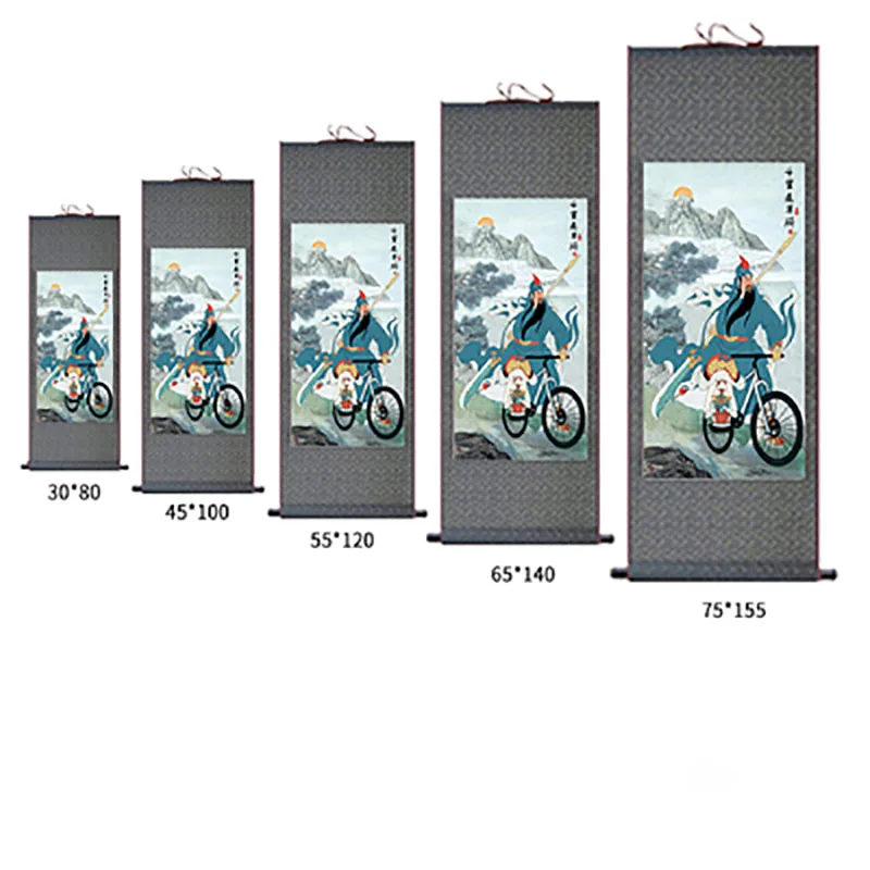 Funny Comic Figure Pattern Poster for Living Room Decoration, Calligraphy, Wall Hanging Decor, Feng Shui, Study Porch Painting