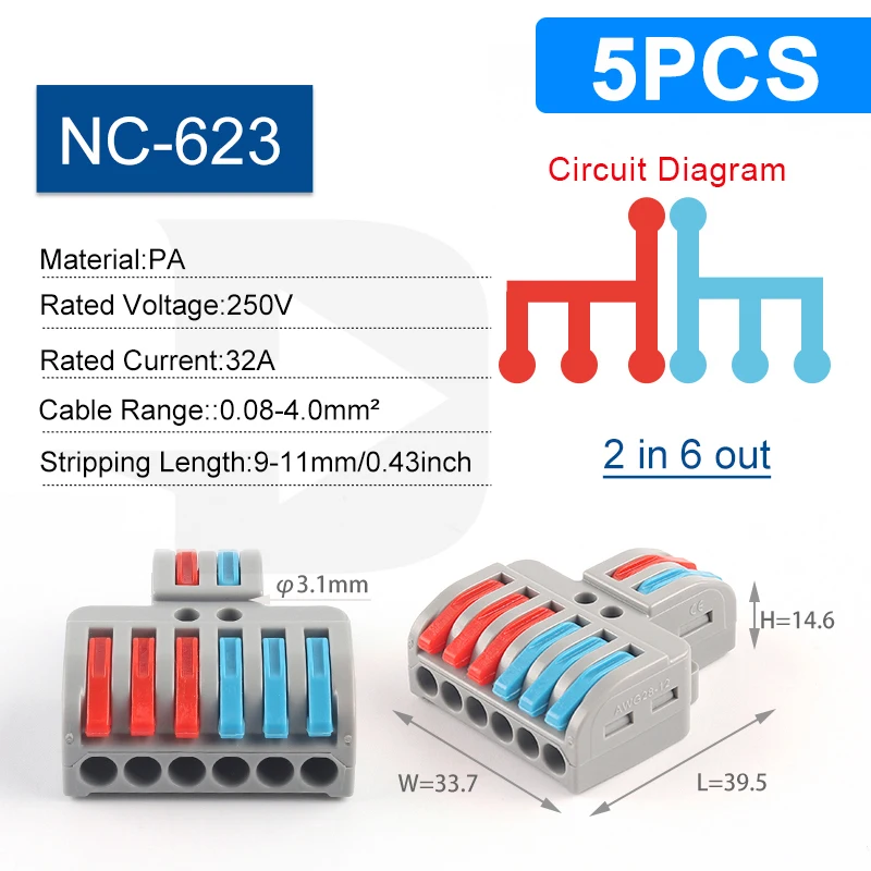 NC-623 5PCS