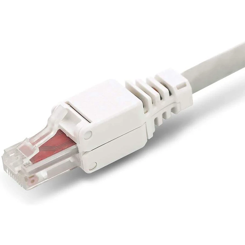 도구 필요 없는 네트워크 커넥터, RJ45 CAT6 LAN UTP 케이블 플러그, Cat5 Cat7 설치 케이블 패치 케이블, 20 개