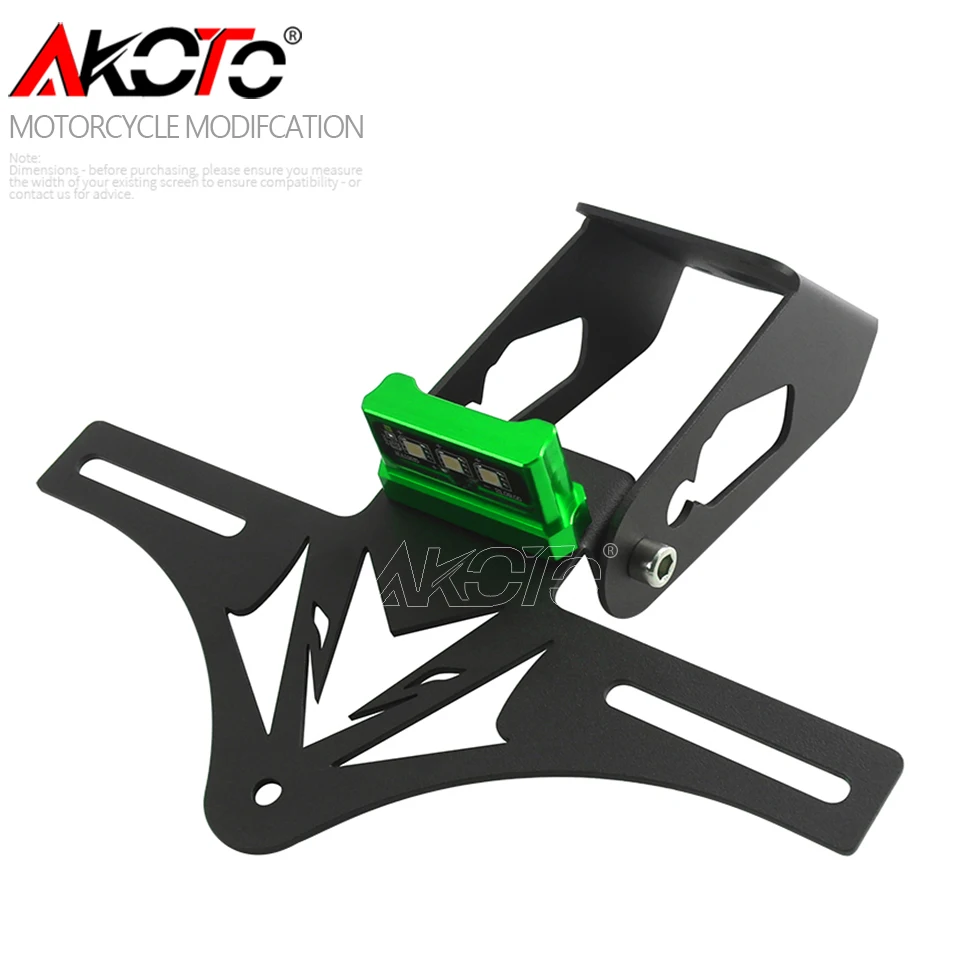 Motosiklet katlanabilir kuyruk düzenli plaka tutucu dönüş sinyal