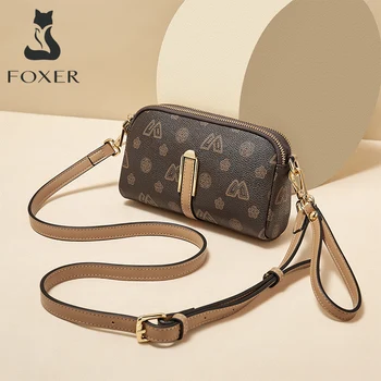 FOXER Borsa a tracolla piccola da donna Borsa a tracolla con cinturino da polso Borsa a tracolla moda donna Mini borsa per cellulare di alta qualità 1