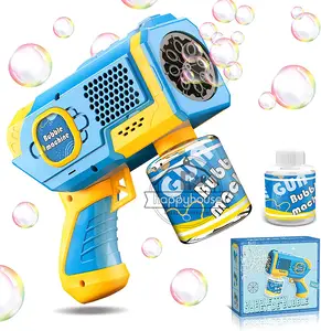 Pistolet à bulles électrique Bazooka pour enfants, odorà bulles dinosaure,  odorà bulles de testostérone lin, machine Regina Engines, bulle magique, 32  trous, nouveau - AliExpress