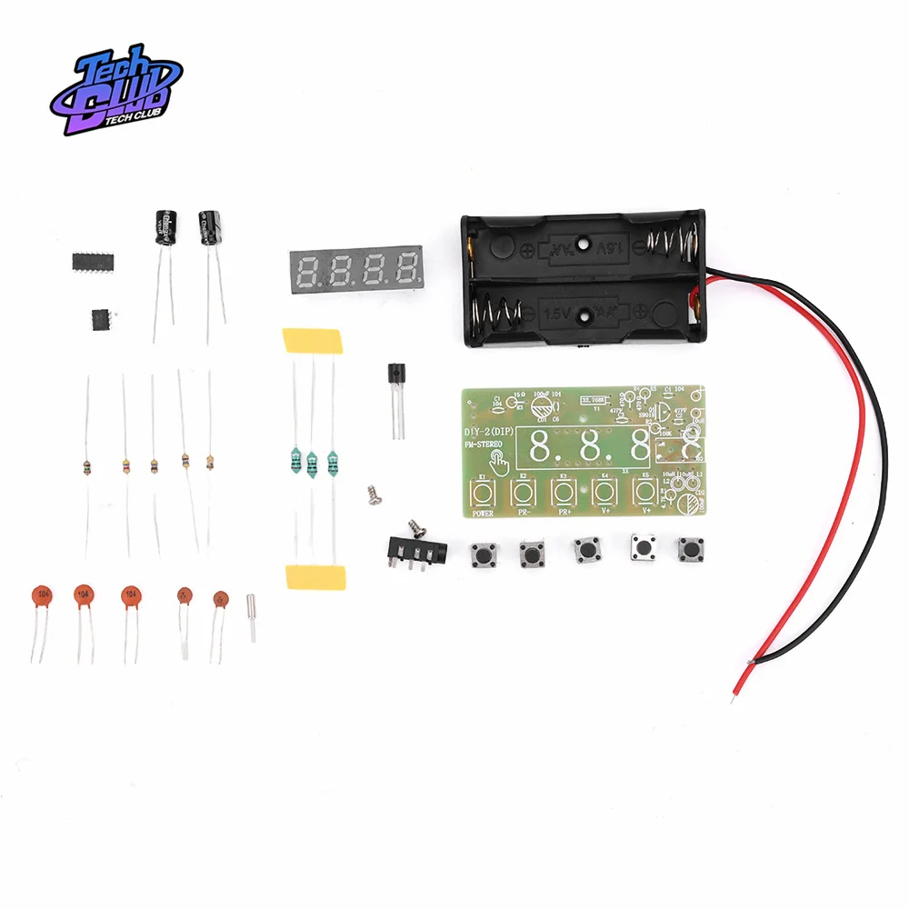 87-108MHz AM/FM DIY Electronic Kits Wireless Stereo FM Radio Receiver Module PCB for DIY Learner Tool 6
