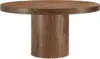 WAL Gratify 60" Round Dining Table, Walnut 1