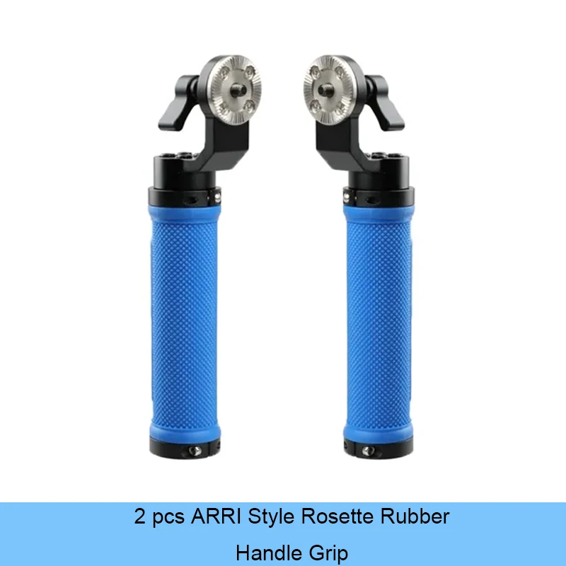 Camera ARRI Style Rosette Rubber Handle Grip Light Weight Handgrips For Sony Can