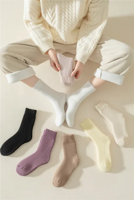 Ever Bloom Calzini Da Donna Per Inverno E Natale, Con Fodera