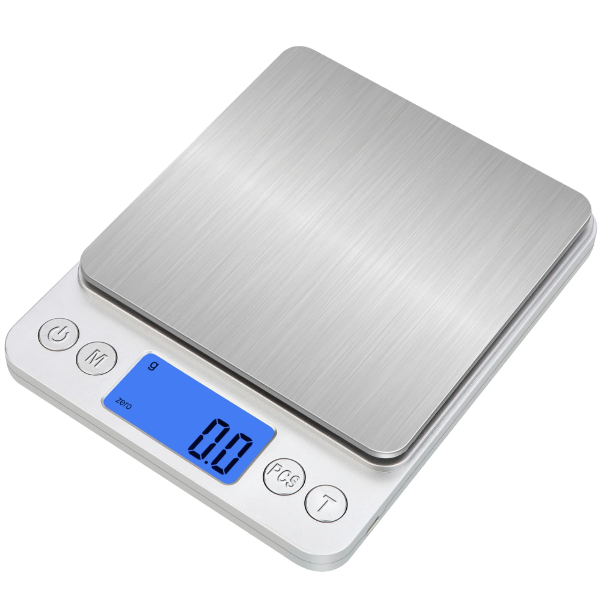 Rechargeable Stainless Steel Kitchen Scales 10kg Greater Food Balance counting Easy Tare High Utility Rate HD Backlit Screen