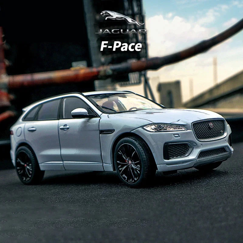 WELLY 1:24 Jaguar F-PACE SUV 합금 자동차 모델 다이캐스트 및 장난감 차량 자동차 장난감 소년 생일 선물 수집