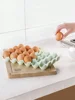 2pcs 24 Grid Egg Storage Box Refrigerator Crisper Storage Container Stackable Plastic Egg Tray Holder Kitchen Food Organizer 3