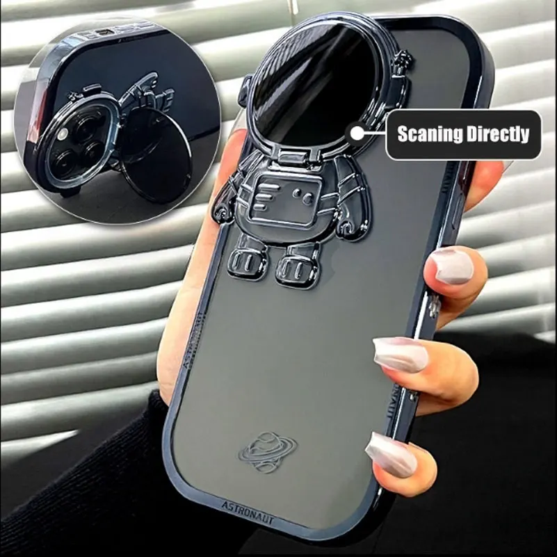 Unique Astronaut Camera Protection Case For Iphone 11 12 13 Pro Max 14