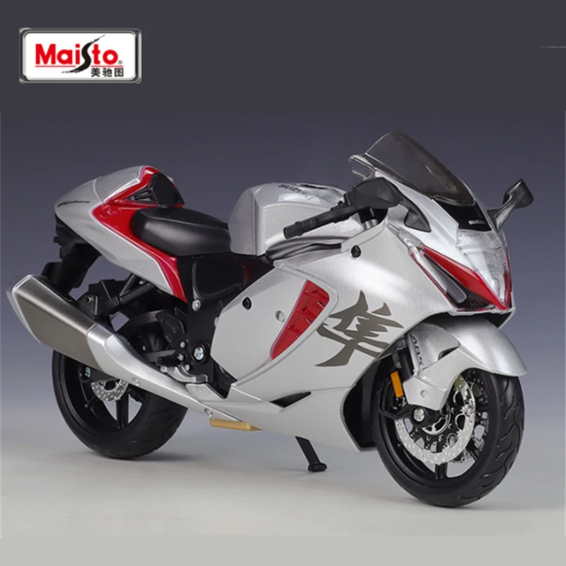 Maisto 1:12 SUZUKI 2022 Hayabusa Alloy Racing Motorcycle Model Diecasts Metal Toy Street Sports Motorcycle Model Childrens Gifts 2