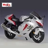 Maisto 1:12 SUZUKI 2022 Hayabusa Alloy Racing Motorcycle Model Diecasts Metal Toy Street Sports Motorcycle Model Childrens Gifts 2
