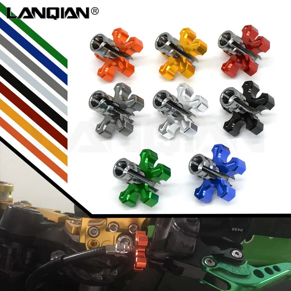 

For SUZUKI GSXR600 GSXR750 GSXR1000 GSX-S1000/F TL1000S Clutch Cable Wire Adjuster M8/M10 Motorcycle Accessories CNC Billet