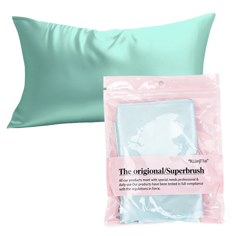 Luxurious Silk Satin Pillowcase for Hair and Skin Care – Soft and Comfortable Home Bedding Cover