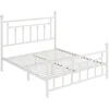 14'' Queen Size Metal Platform Bed Frame/Victorian Headboard and Footboard/Steel Slats Mattress Foundation for Storag 6