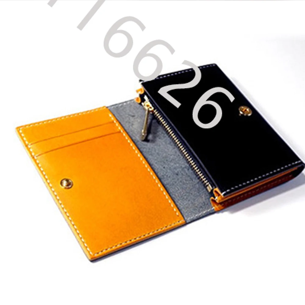 DIY 가죽 공예 지퍼 지갑 카드 홀더 동전 가방 절단 다이, 나이프 금형 금속 스틸 블레이드 7.5x11x1.5cm